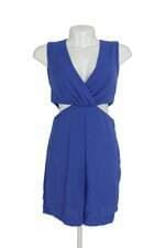 Macaquinho Lizie azul com forro