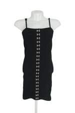 vestido curto Renner em ribana preto