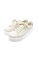 Tênis plataforma Santa Lolla feminino bege