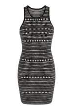 Vestido feminino Achados Repassa preto e branco