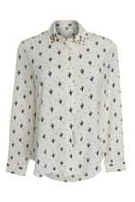 Camisa feminina Achados Repassa Off White