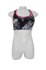 Top esportivo Kalenji cinza estampado