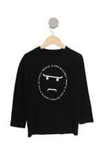 Camiseta manga longa Zara kids preta