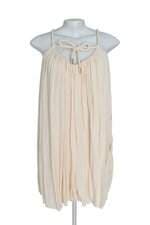 Vestido All's bege com forro