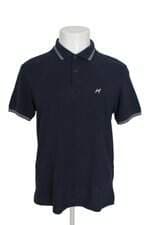 Camisa polo Beagle masculina azul marinho