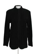 Blusa de tricô feminina preta