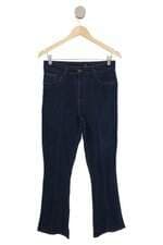 Calça jeans flare azul