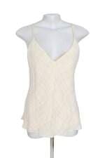 Regata Cris Barros feminina xadrez bege 