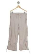 Calça Parachute com amarração na barra Zara feminina 