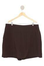 Shorts saia alfaitaria C&A marrom