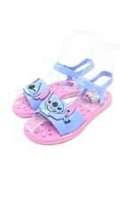 Sandália Stitch Grendene kids azul e rosa