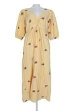 Vestido Renner feminino amarelo com bordado