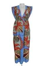 Vestido transpassado Farm estampado