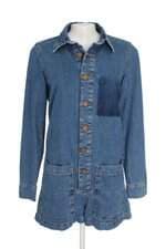 Macaquinho Dress To feminino azul