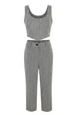 Conjunto duas peças Join Curves cinza