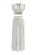 Conjunto Saia e Top Estampado 