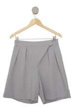 Shorts  alfaiataria Renner cinza com pregas