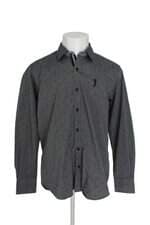 Camisa Aleatory Store masculina cinza