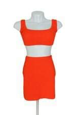 conjunto duas peças feline laranja