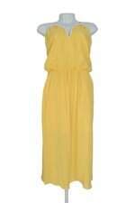 vestido midi garnus amarelo
