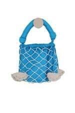 Bolsa Amares do Brasil azul com mini búzios 