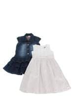 Kit vestido jeans C&A e vestido anjos chic branco