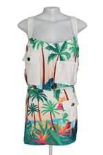 Conjunto duas peças moletinho off white estampado