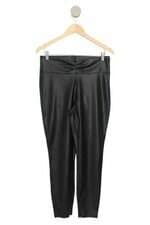 Calça em pu Zara feminina preta