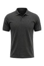 camisa polo masculina cinza