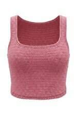 Cropped em Tricô Zara feminino rosê