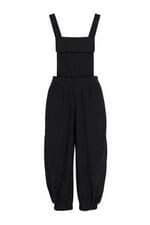 Macacão Preto em Algodão Sustentável Tarumã