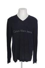 Suéter tricô Calvin Klein masculino azul