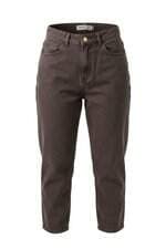 Calça de sarja feminina marrom