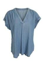 Blusa Gap Jeans feminina azul