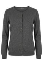 Cardigan Zara feminino Tricot cinza