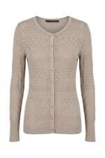 cardigan Zara feminino bege