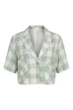 Cropped Feminino Talita Kume xadrez