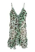 Vestido feminino Achados Repassa Animal Print
