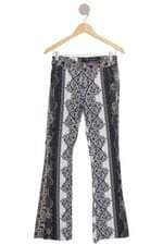 Calça de sarja Mob estampada