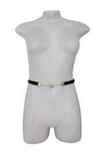 Kit Dois Cintos Femininos Branco e Preto
