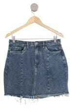 Saia jeans YouCom feminina azul