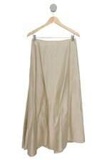 Saia Zara bege com forro