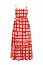 Vestido Midi Estampa Vichy Farm 