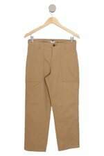 Calça de sarja Tommy Hilfiger feminina bege