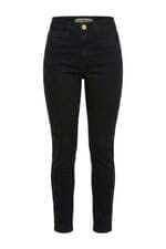 Calça de sarja Morena Rosa feminina preta