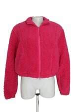 Casaco Alto Giro rosa com forro