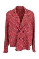 Camisa Amaro vermelha estampa floral