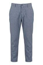 Calça de tecido Hering masculina azul mescla