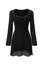 Vestido Luigi Bertolli feminino preto com com forro