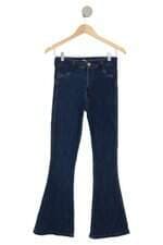 Calça jeans flare Beidê azul